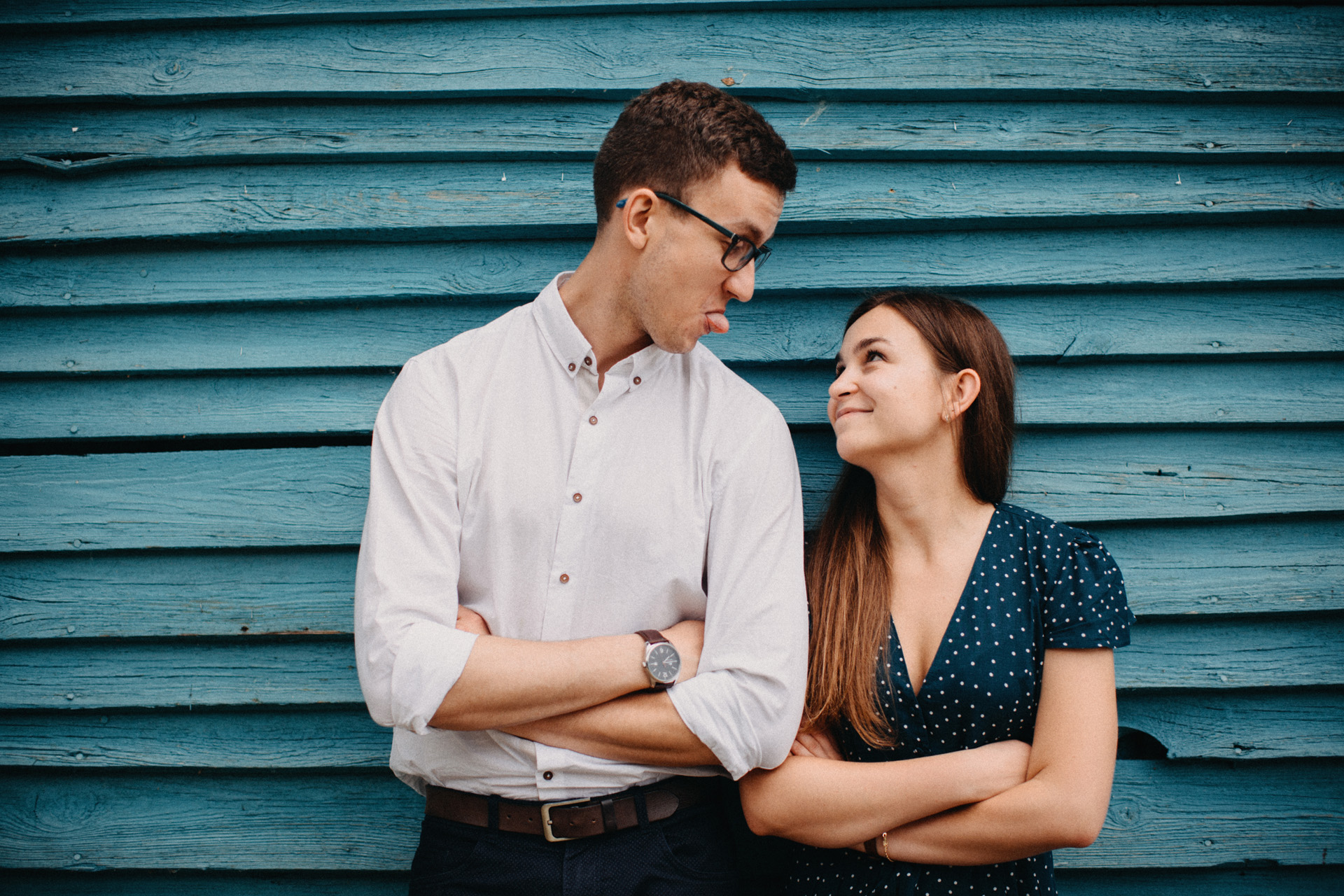 fotografia narzeczeńska nad jeziorem