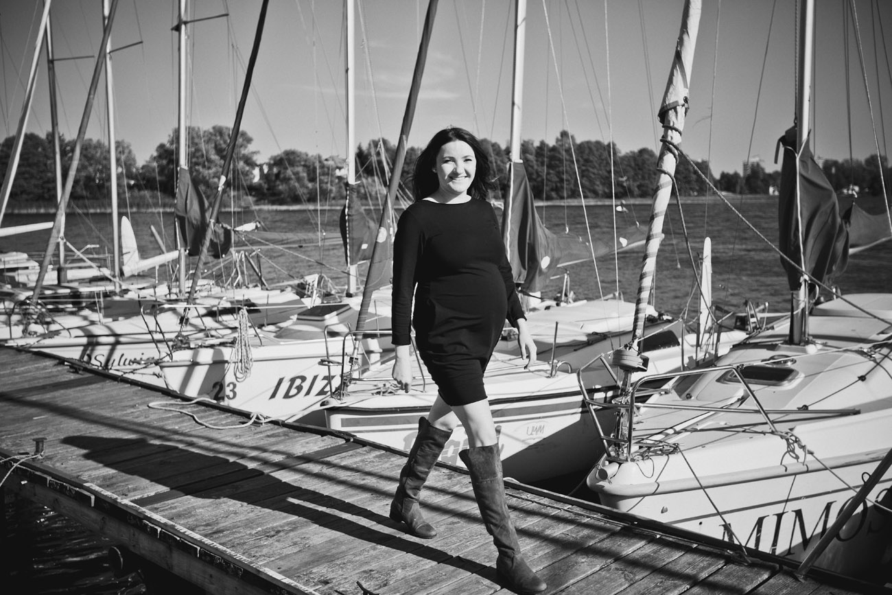 sesja ciążowa jezioro